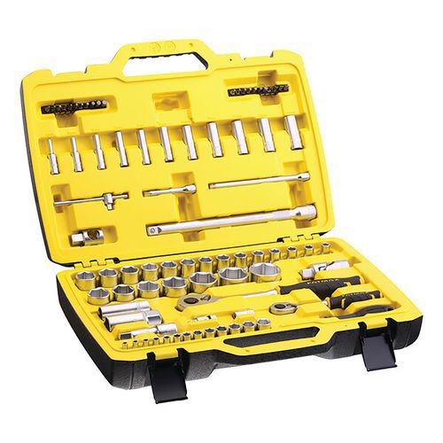 Valigetta per utensili 1/4 + 1/2 Fatmax 81 pz - Stanley,