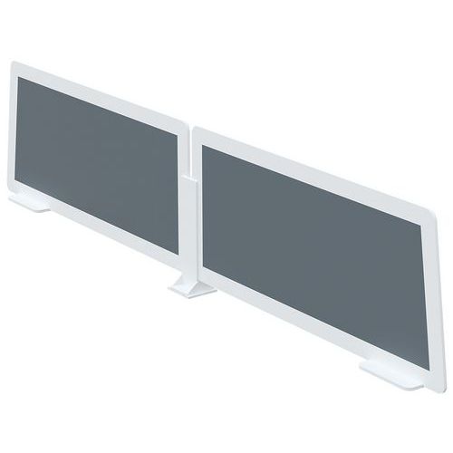 Schermo di separazione - 2 pannelli - 35x60cm antracite,