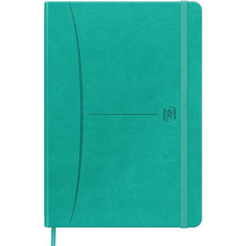 Quaderno Oxford Signature A5 160p 90g righe turchese-Oxford,