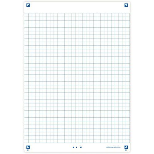 Schede Bristol Revision 2.0 Oxford A5 Q5x5 bordo bianco,