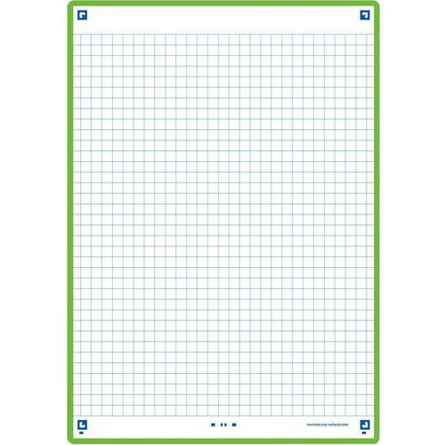 Schede Bristol Revision 2.0 Oxford A5 Q5x5 bordo verde,