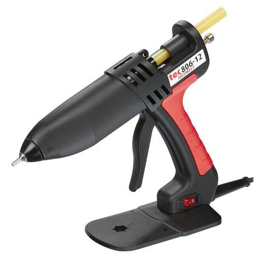 Pistola per colla tec 805 12 mm nera,