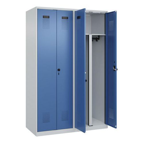 Armadietto per indumenti sporchi Evolo PLUS 2 pers - Blu,