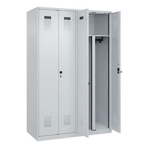 Armadietto per indumenti sporchi Evolo PLUS 2 pers - Grigio,