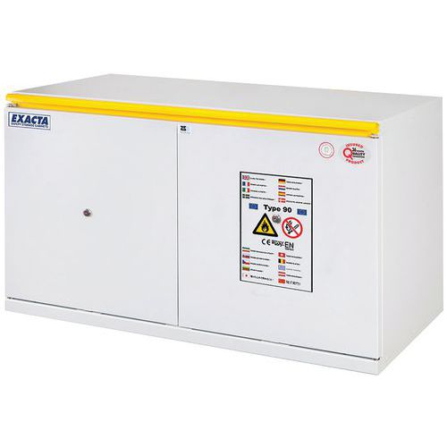 Armadio di sicurezza antincendio 90 minuti-2 ante a battente,