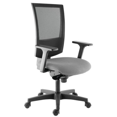 Sedia da ufficio ergonomica braccioli 3D Kilima grigio,