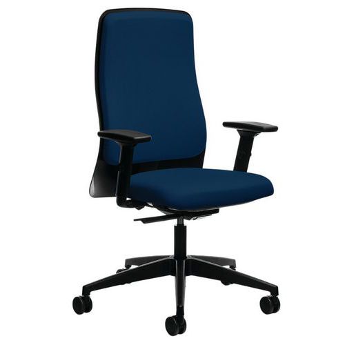 Sedia da ufficio sincrona automatica 152II blu,
