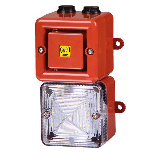 Combinaz led 110 dB TONAFLASH® arancione-48-260 Vca-64 toni,