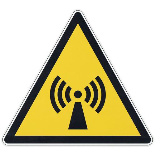 Cartello di pericolo-Radiazioni non ionizzanti-All-350mm,