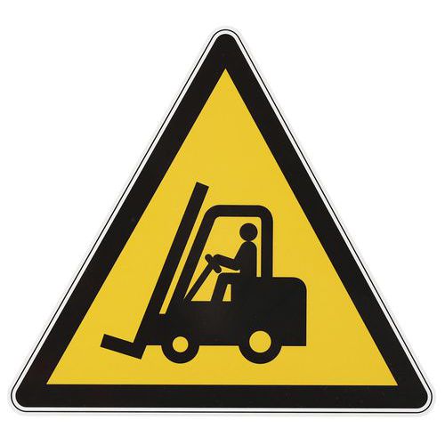 Cartello Veicoli industriali di movimentazione-All-350mm,