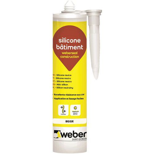 Mastice per edilizia - Weberseal Construction beige 300 mL,