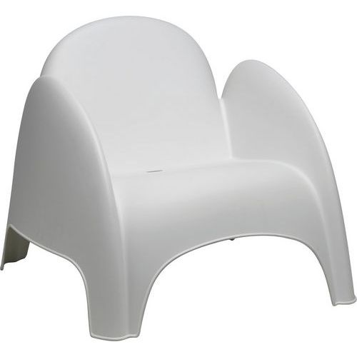 Lotto da 4 poltrone per esterni Dumbo bianco,