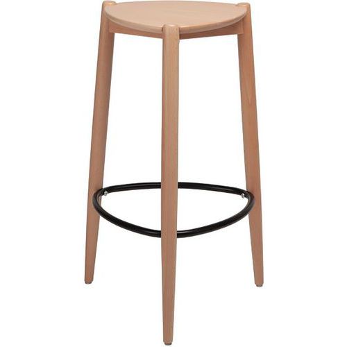 Lotto da 2 sgabelli Luck faggio massello,