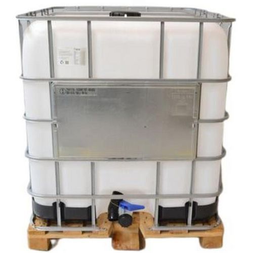 Cisterna 1000L rigenerata UN con coperchio+pallet in legno,