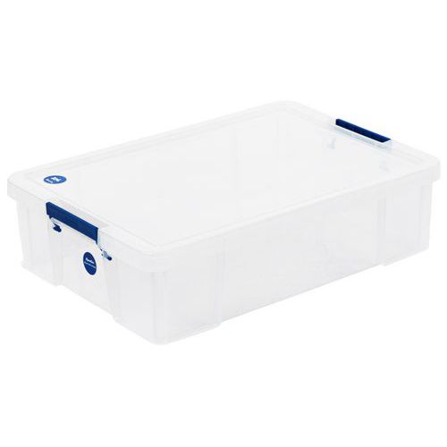 Contenitore portaoggetti + coperchio - 37 L - Manutan Expert,