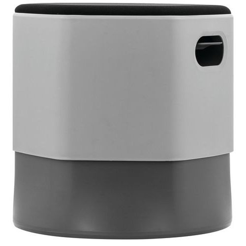 Sgabello ergonomico seduta in espanso grigio,