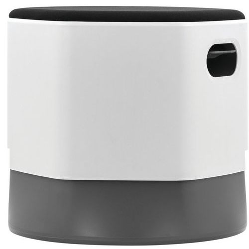 Sgabello ergonomico seduta in espanso bianco,