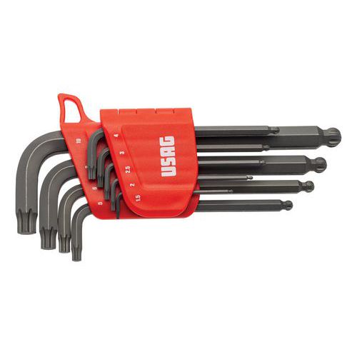 Set di 9 chiavi maschio esagonale X-Grip 280 X/S9,