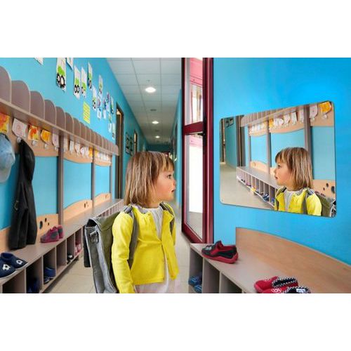 Specchio piatto per bagni - Senza cornice 600 x 800 mm,