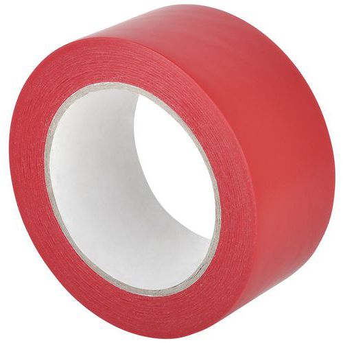 Identificazione/marcatura di pavimenti 33m x 48mm - Rosso,