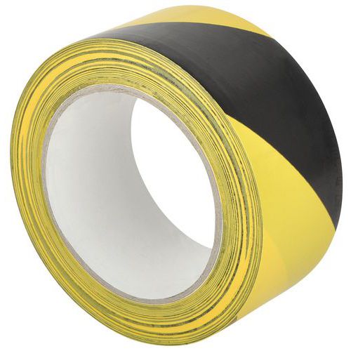 Identificazione/marcatura pavimenti 33m x 50mm-Giallo/nero,