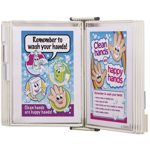 Kit da parete magnetico antimicrobico Sterifold,