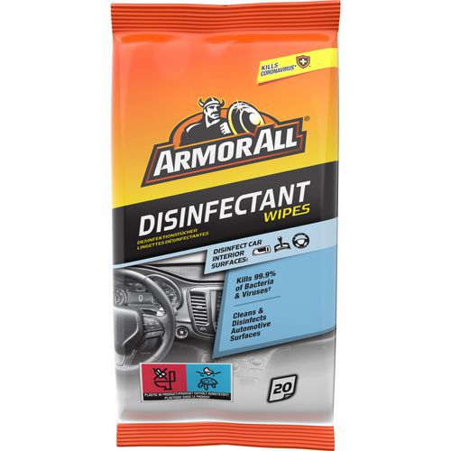 Sacchetto da 20 salviettine disinfettanti,