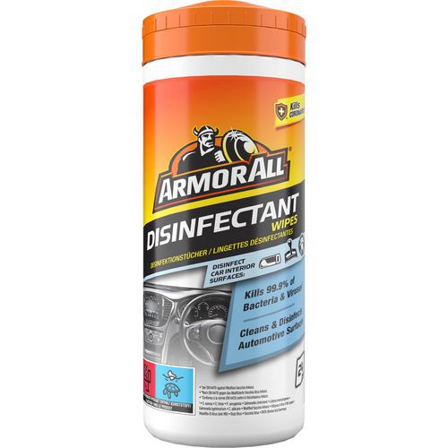 24 salviettine disinfettanti in tubo,