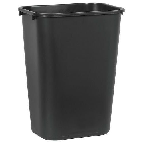 Contenitore rettangolare nero - 39 L - Rubbermaid,