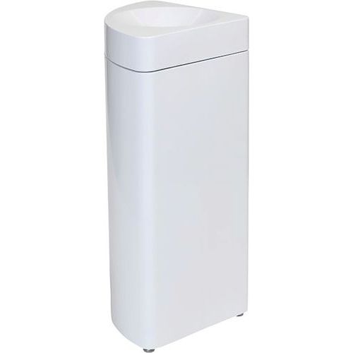 Cestino Modular SE - Quarto di luna - 36 L - Bianco laccato,
