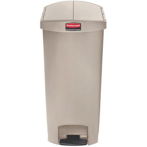 Pattumiera in plastica Step On - 68L - Beige - Rubbermaid,