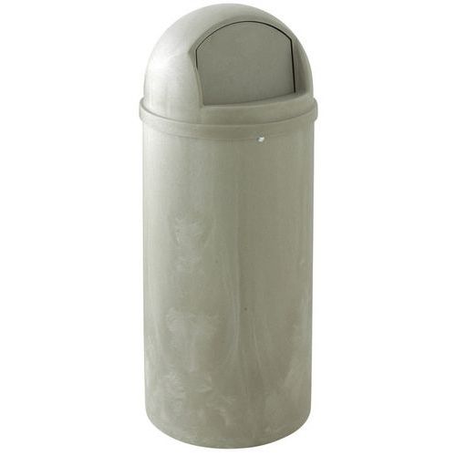 Pattumiera Marshall a cupola - 95 L - Beige - Rubbermaid,