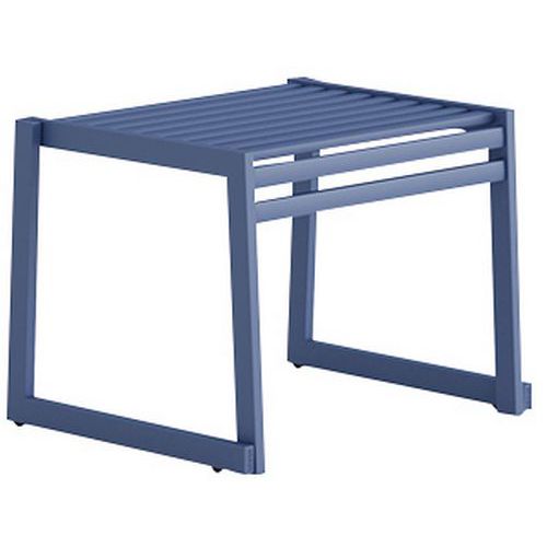 Panca senza schienale acciaio galvanizzato blu-L: 60 cm,