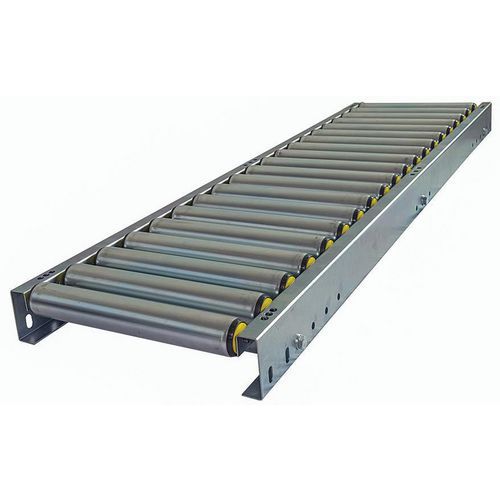 Trasportatore a rulli in PVC - Largh. 300 mm - Passo 75 mm - Lungh. 1500 mm,