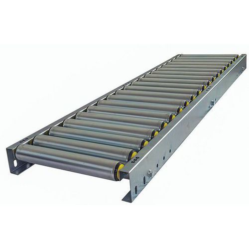 Trasportatore a rulli in PVC - Largh. 300 mm - Passo 200 mm - Lungh. 2000 mm,