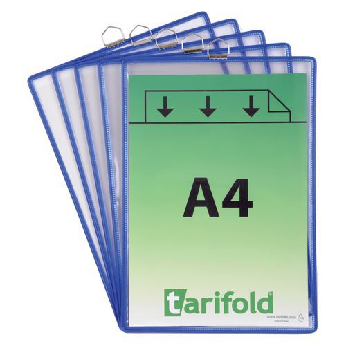 Tasche A4 Verticali Blu A4 BLEU,