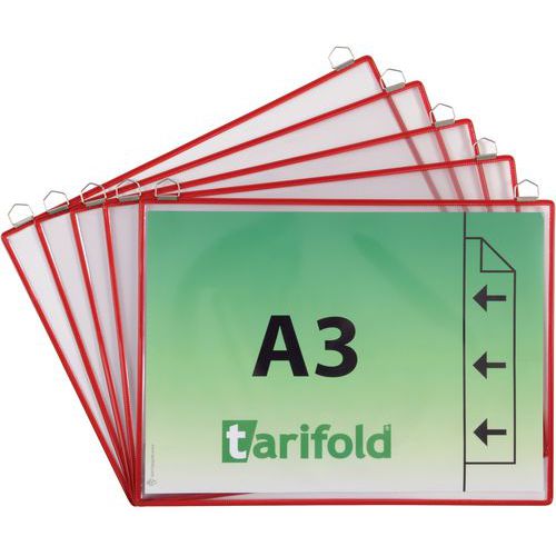 Tasche A3 Orizzontali Rosse HORIZONTAL ROUGE,