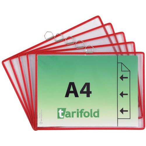 Tasche A4 Orizzontali Rosse HORIZONTAL ROUGE,