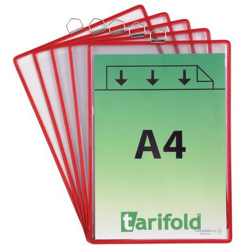 Buste Rosse A4 Da Fissare Al Muro,