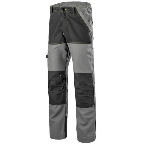 Pantalone Craft worker grigio convoy/nero 36,