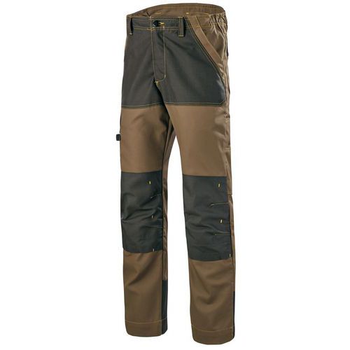 Pantalone Craft worker marrone/nero 40,