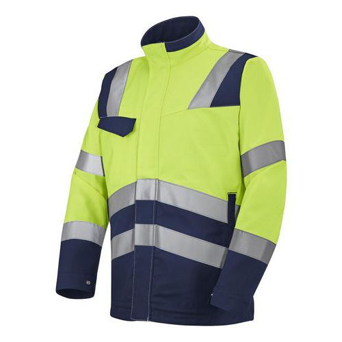 Giacca fluo Safe xp giallo fluo/blu marina 1,