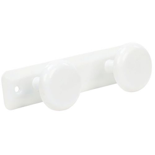 Appendino 2 teste acciaio epossidico bianco - Manutan,