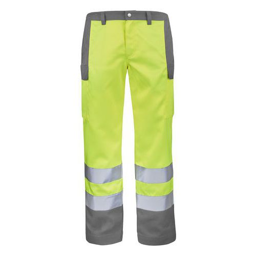 Pantalone fluo Base xp giallo fluo/grigio acciaio 5,