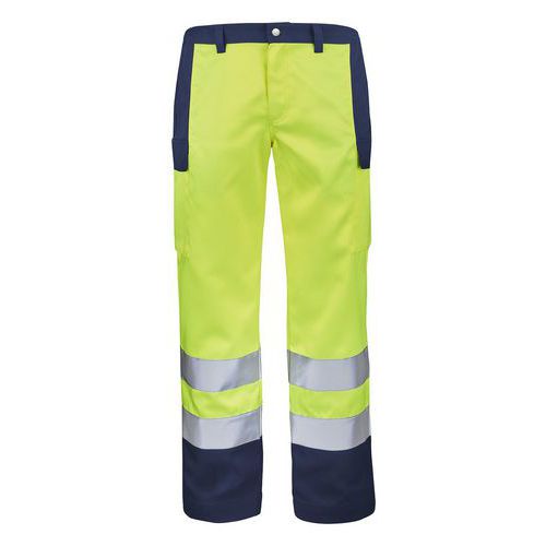 Pantalone fluo Base xp giallo fluo/blu marina 5,