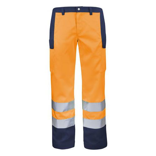 Pantalone fluo Base xp arancione fluo/blu marina 2,