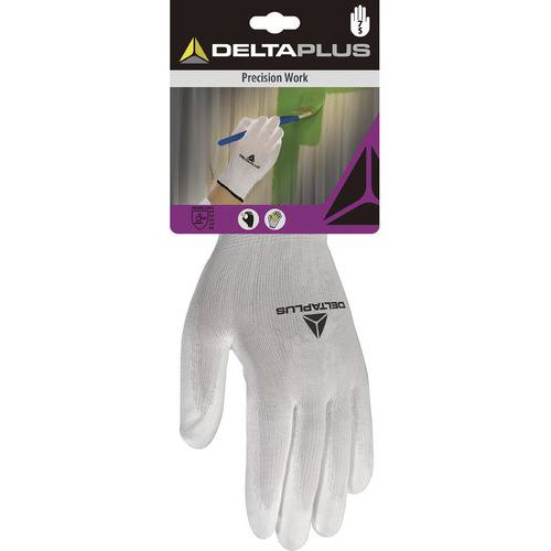Guanti in maglia di poliestere con palmo in PU - Delta Plus