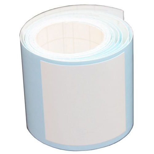 Segnaletica per porta vetrata 2,5m - 50mm - Quadrato bianco,