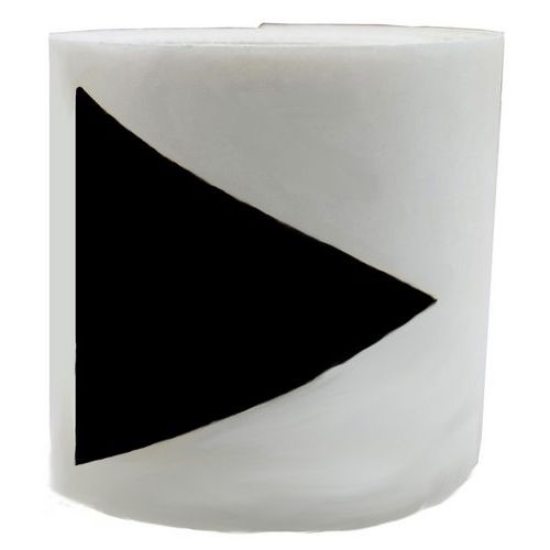 Segnaletica per porta vetrata 2,5m - 50mm - Triangolo nero,