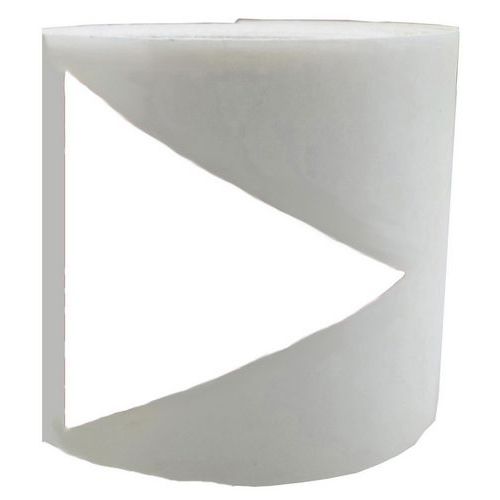 Segnaletica per porta vetrata 2,5m - 50mm - Triangolo bianco,